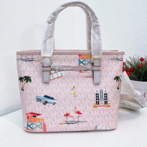 Michael Kors Jet Set Travel XS TZ Tote Bag - Picture 4 of 9